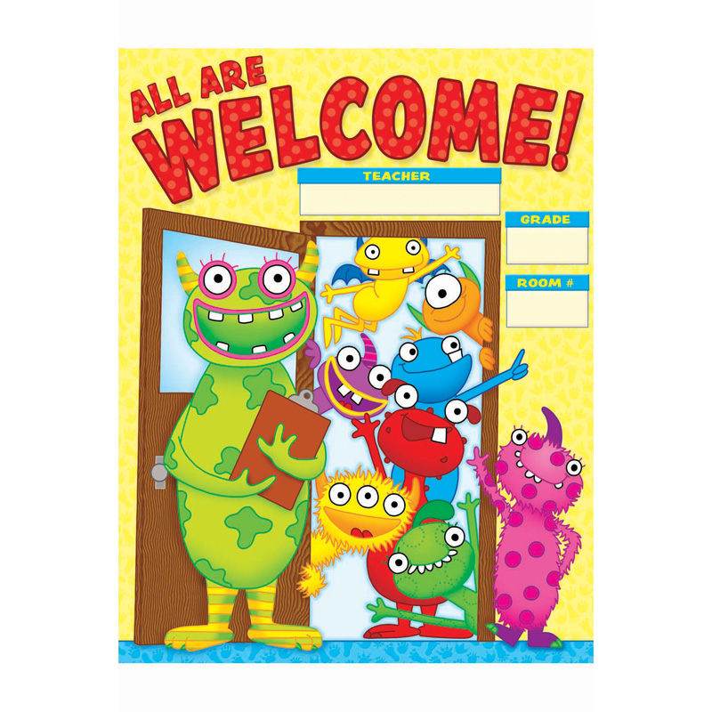 Monsters Welcome Chart Gr Pk-5