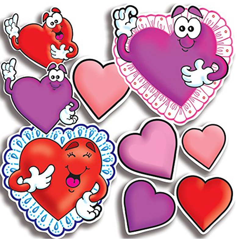 Accent Punch-Outs Valentines/Hearts