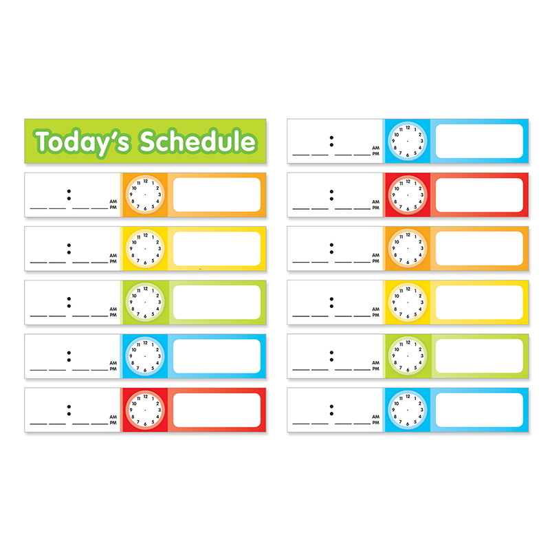 Schedule Cards Pocket Chart Add Ons