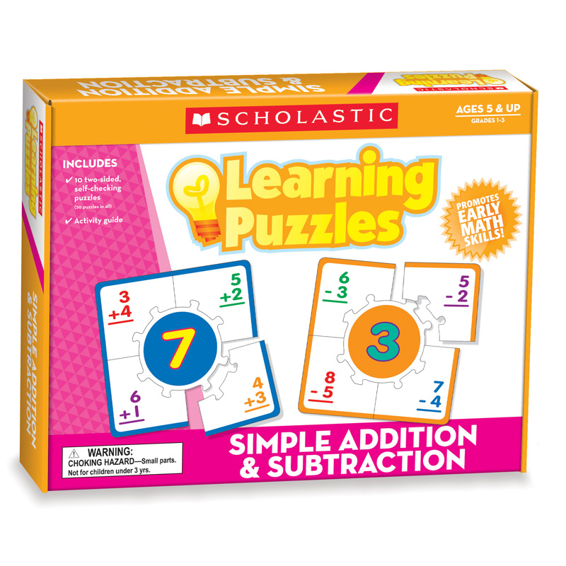 Learning Puzzles Simple Addition &