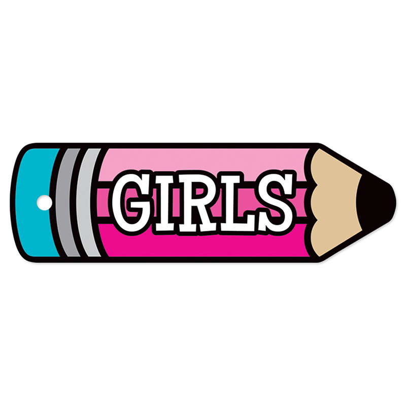 Plastic Hall Pass Girls Pencil