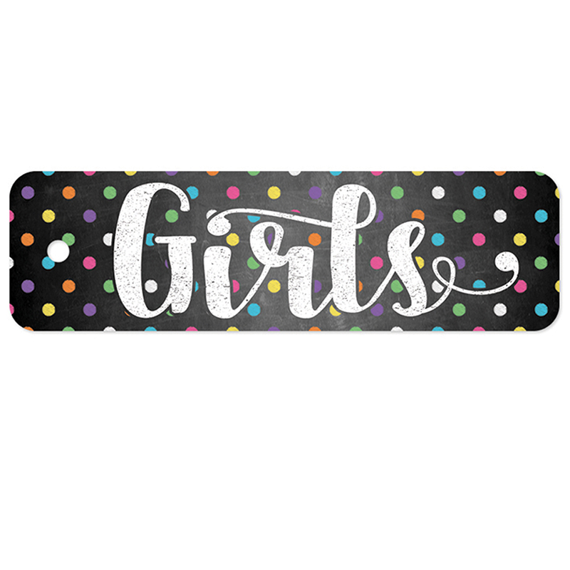 Plastic Hall Pass Chalkboard Dots G