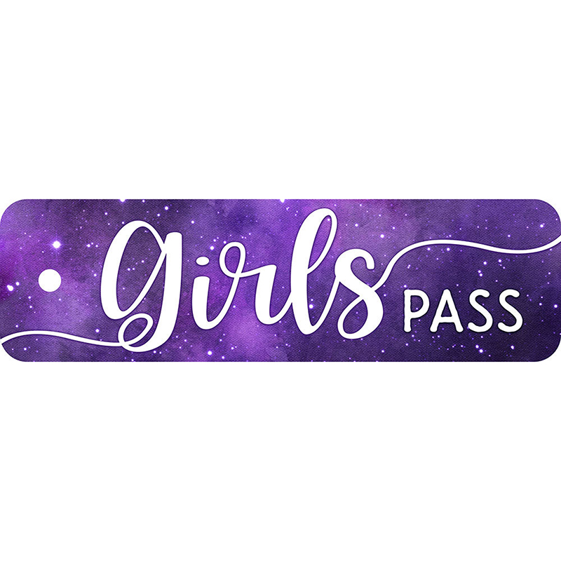Plastic Hall Pass Galxy Script Girl