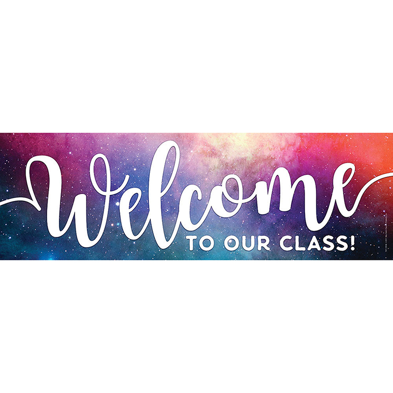 Magnetic Welcome Banner Galaxy
