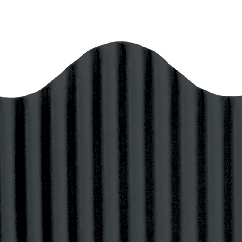 Corrugated Border Black