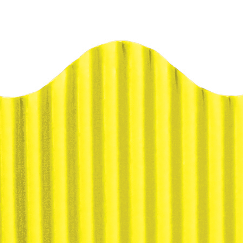 Corrugated Border Yellow