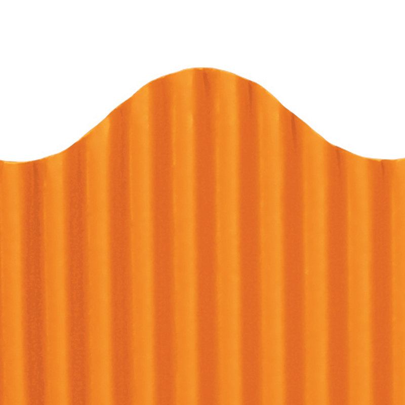 Corrugated Border Orange