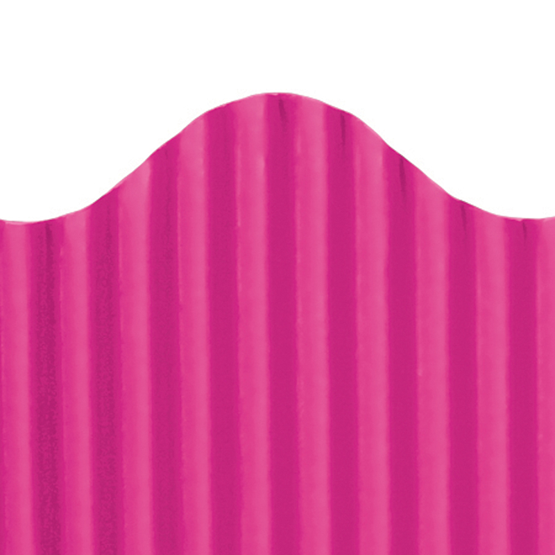 Corrugated Border Magenta