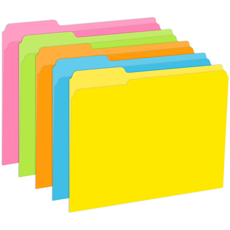 Game Folders Brite Colors