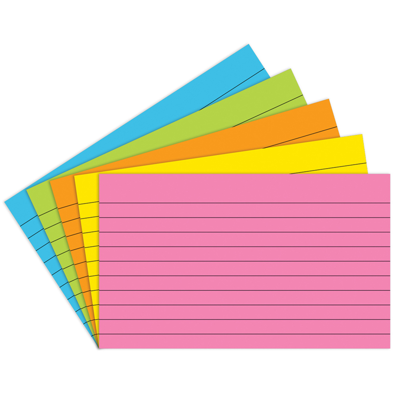 Index Cards 3x5 Lined 75 Ct Brite