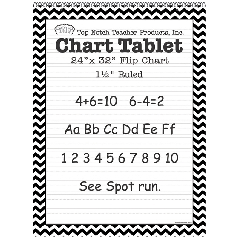 Black Chevron Border Chart Tablet