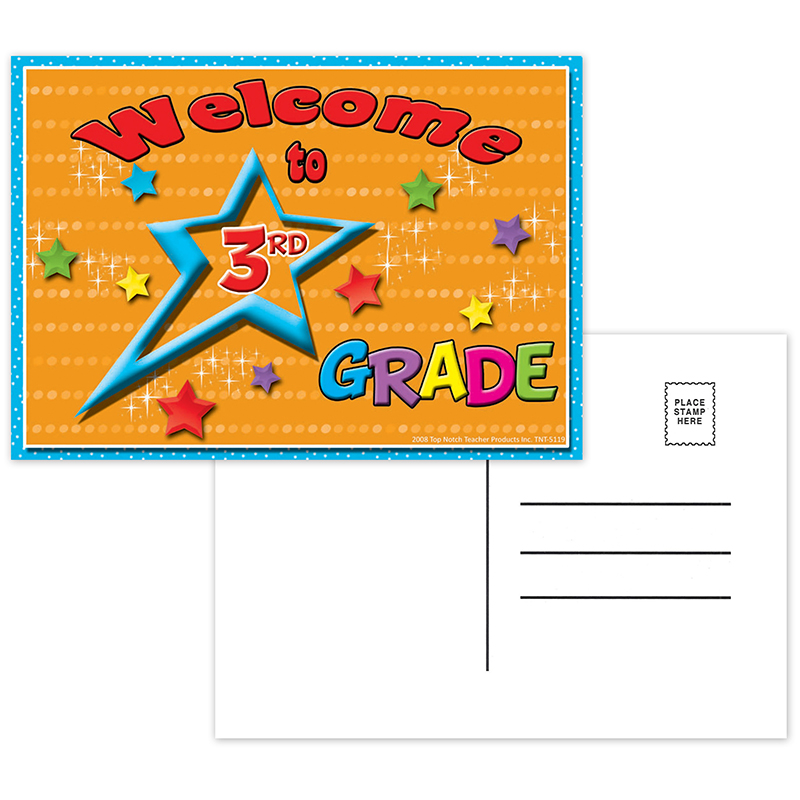 Postcards Welcome To 3rd Grade