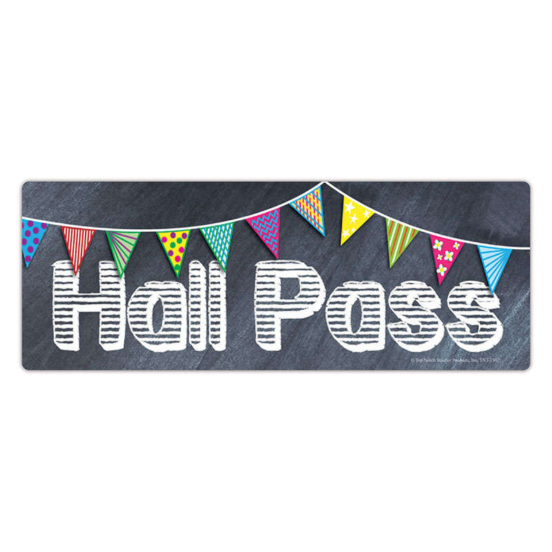 Chalkboard Pass Hall Pass