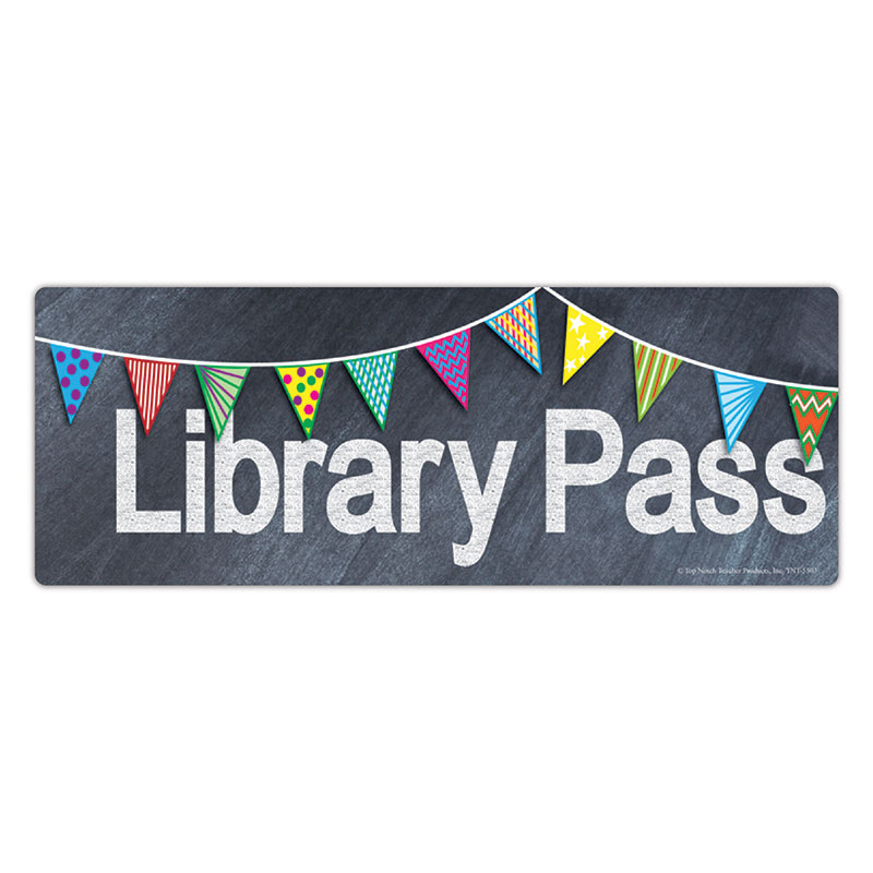 Chalkboard Pass Library Pass