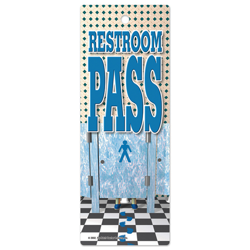 Boy Restroom Pass