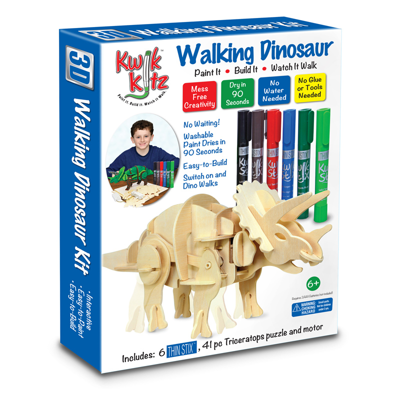 Walking Dinosaur Kit Triceratops