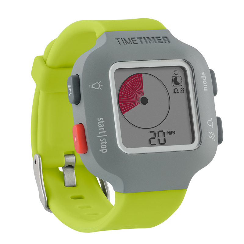 Time Timer Watch Plus Sm Lime Green