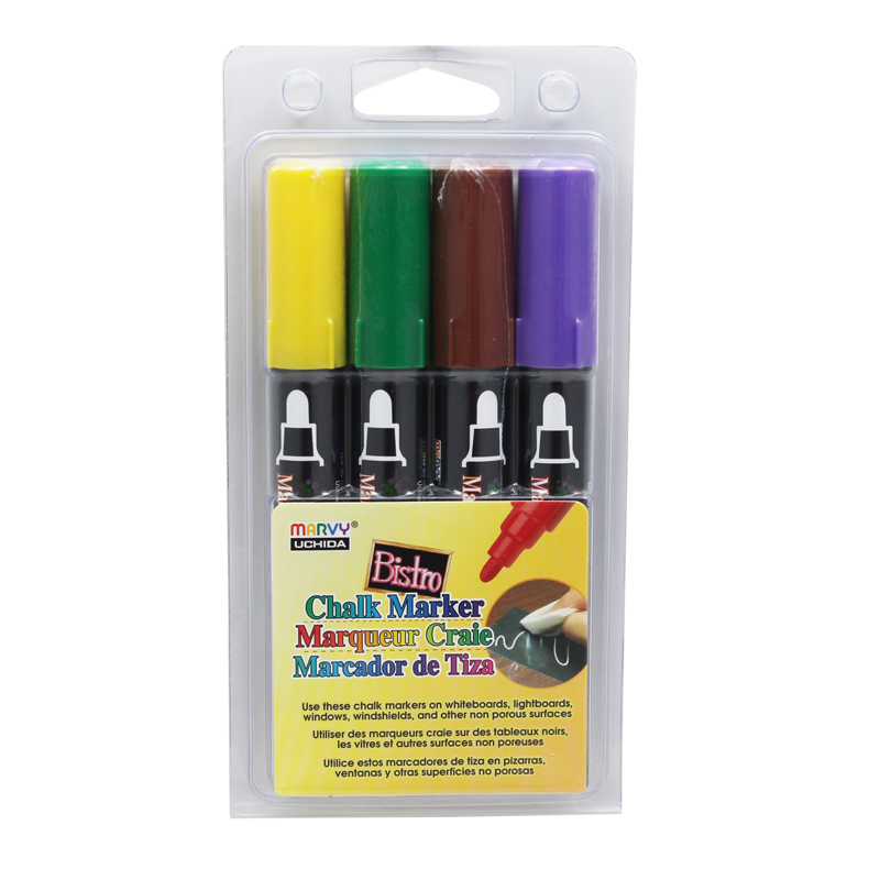 Bistro Chalk Markers Brd Tip 4 Clr