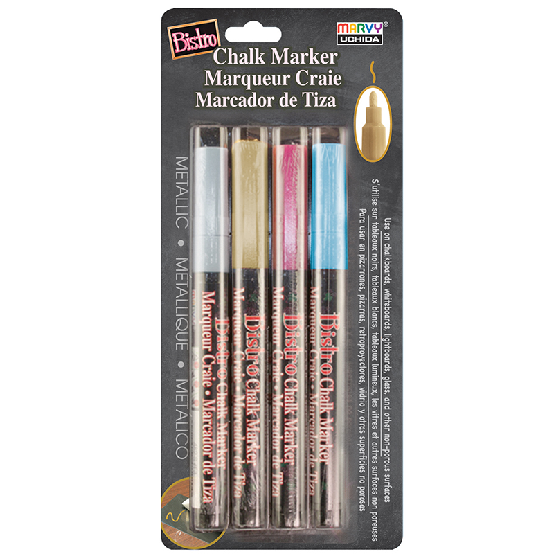 Bistro Chalk Markers Set Metallic