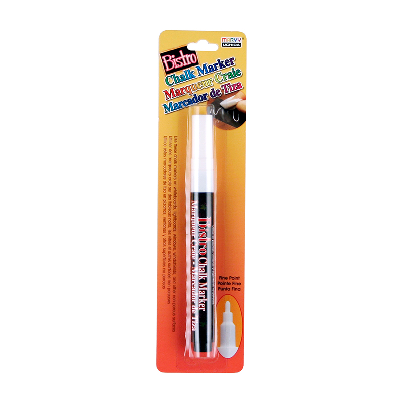 Bistro Single Wht Marker Fine Tip