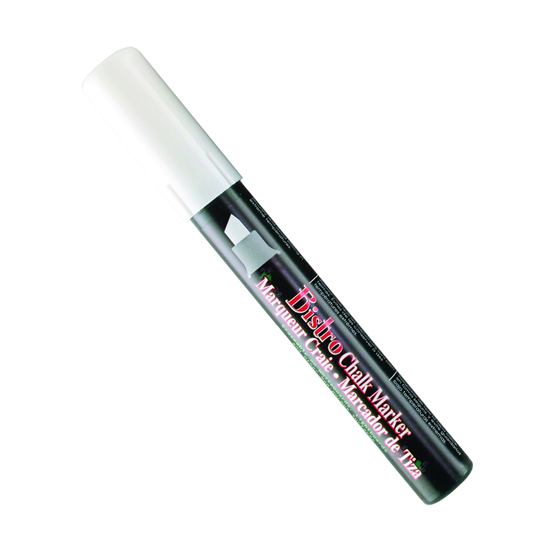 Bistro Single Wht Marker Chisel Tip