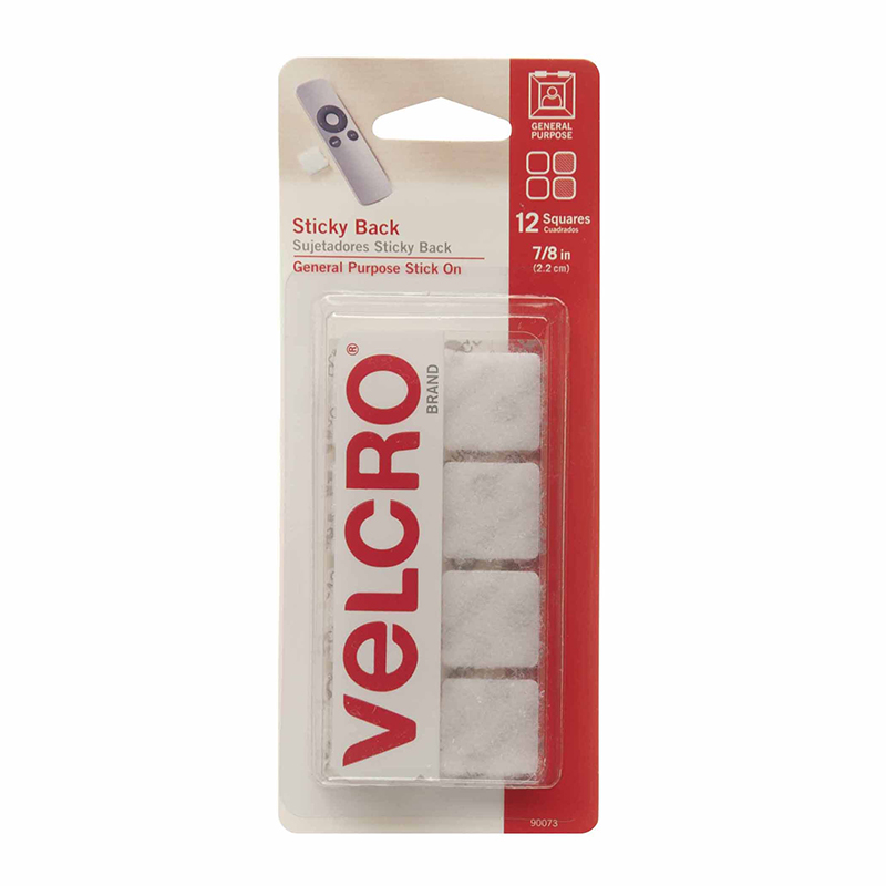 (6 Pk) Velcro Tape 7/8 Squares