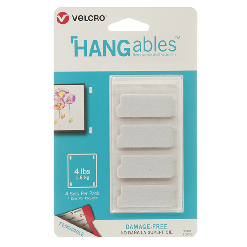 Hangables 1-3/4in X 3/4in Strps 4ct