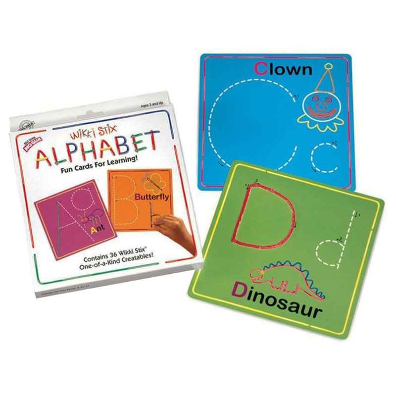 Wikki Stix Alphabet Cards