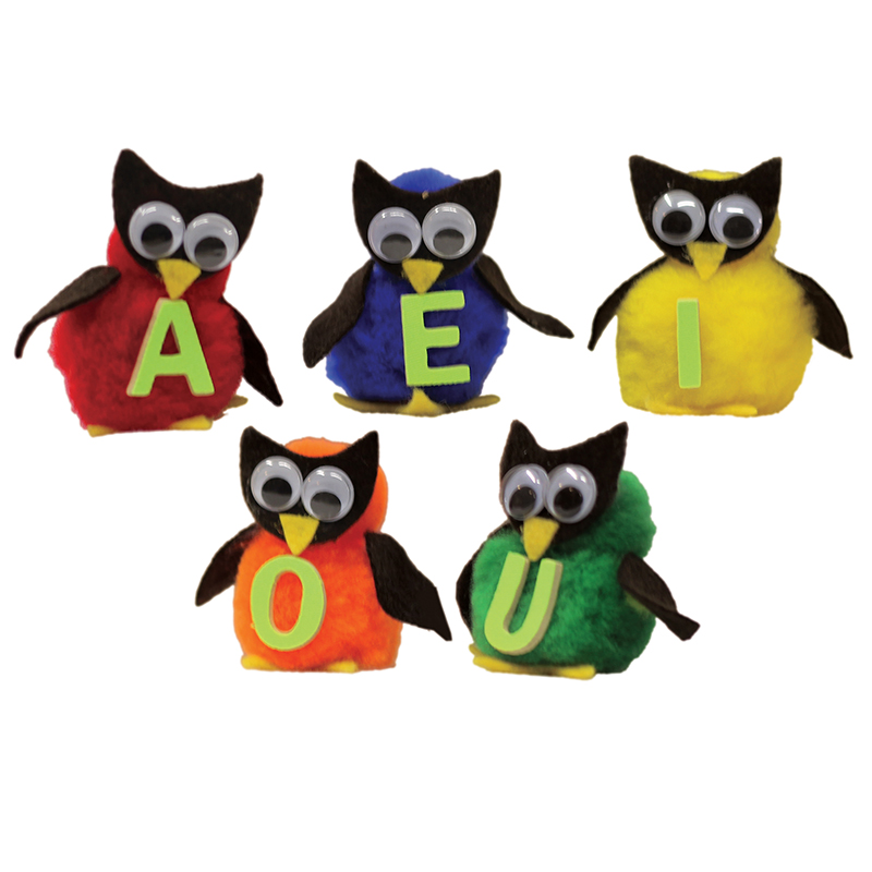 Monkey Mitt Set Vowel Owls