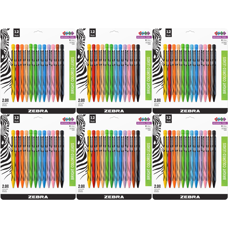 (6 Pk) Cadoozles Mechanical Pencils